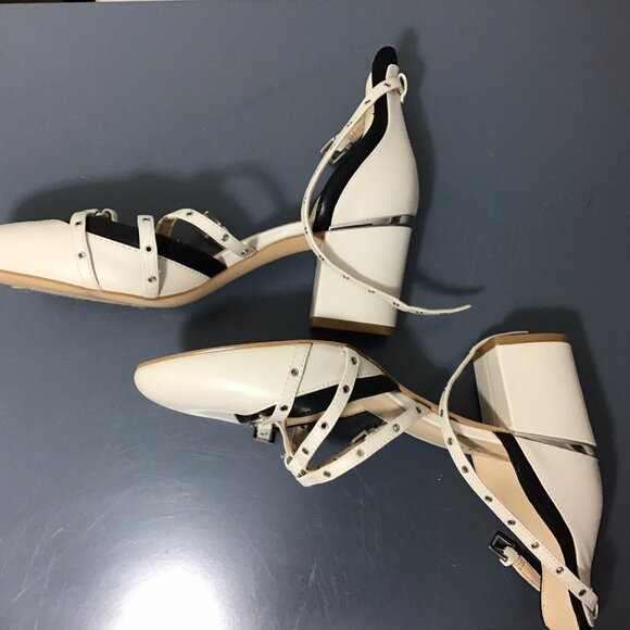 Brand New Nine West White Pumps Women's 7.5 - Picture 3 of 4